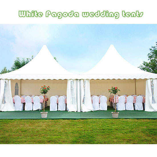 White Pagoda wedding tents