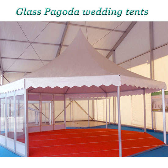 Glass Pagoda wedding tents